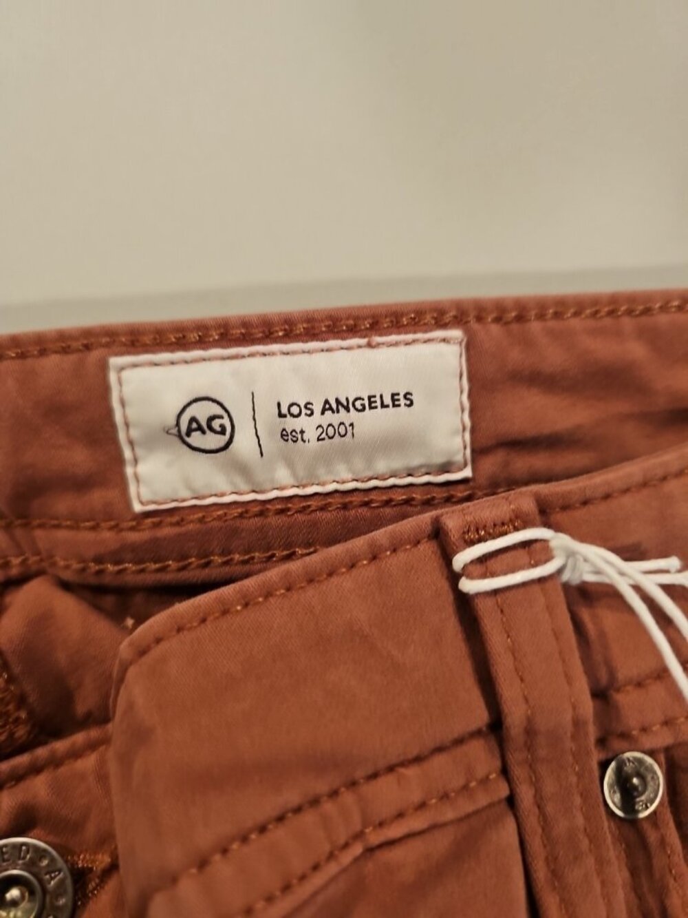 Adriano Goldschmied L132904 Mens Dusty Blush Tellis Slim Fit Twill Pants Size 38 - Picture 5 of 5